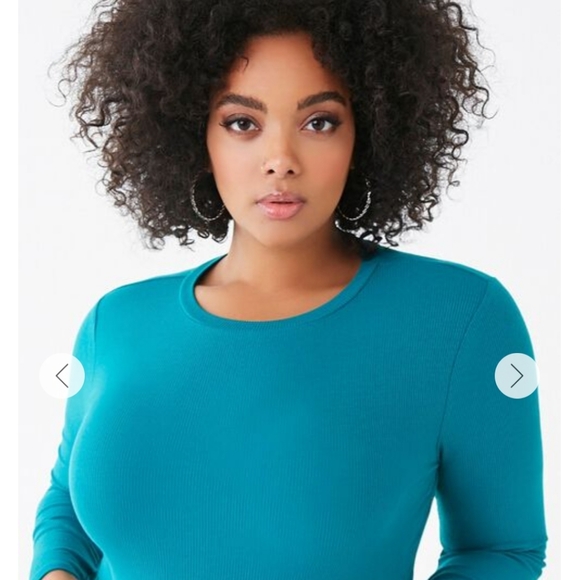 Forever 21 Ribbed Bodysuit - Picture 2 of 7